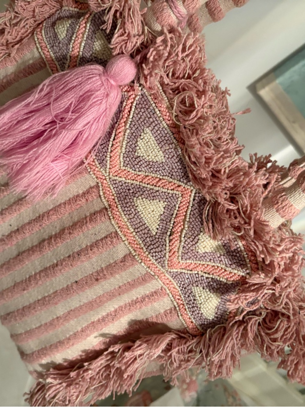 Pink Beach Bag